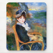 Lady by the Seashore (por Pierre-Auguste Renoir)