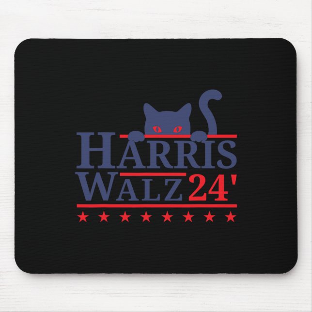 Mousepad Lady For Kamala Harris Tim WAlzheimer 2024 (Frente)