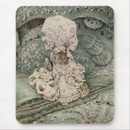 Mousepad Lady Mouse em um Boné Mob (por Beatrix Potter)