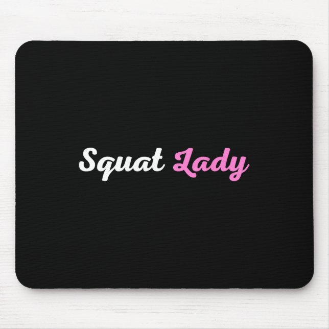Mousepad Lady Squat (Frente)
