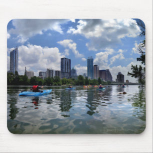 Mousepad Ladybird Lake Kayaks e Dog Park - Austin, Texas