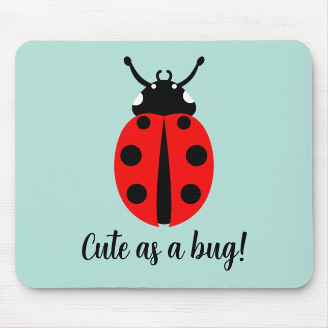 Mousepad Ladybug Pattern (Frente)