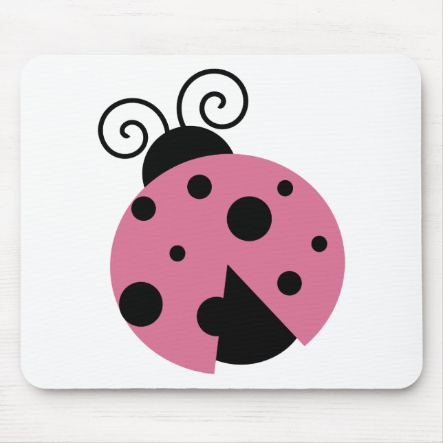 Mousepad Ladybug Rosa (Frente)