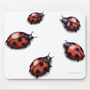 Mousepad Ladybugs