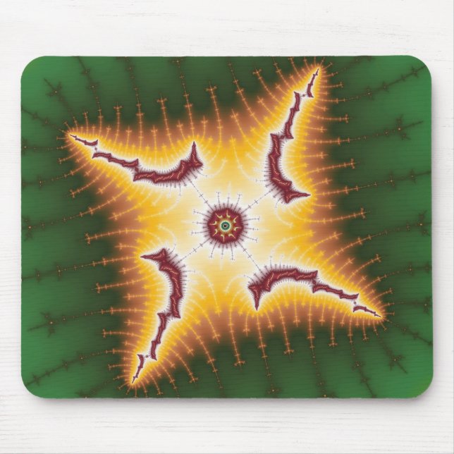 Mousepad Lagarta - Boca Fractal (Frente)