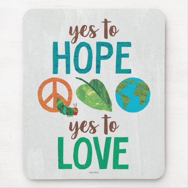 Mousepad Lagarta famosa | Sim à Esperança (Frente)