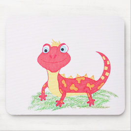 Mousepad Lagarto Vermelho
