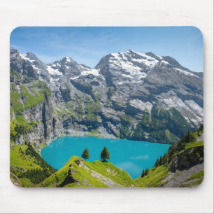 Mousepad Lago alpino Oeschinensee na Suíça