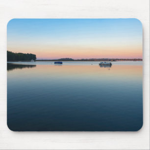 Mousepad lago champlain sunrise na baía de santos albans