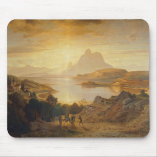 Mousepad Lago de Lugano - Albert Zimmermann
