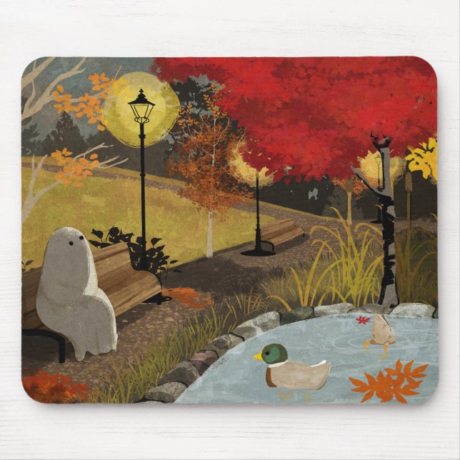 Mousepad Lago de Patos - Outono (Frente)