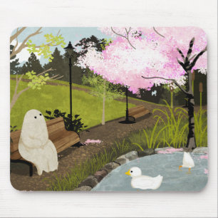 Mousepad Lago de Patos - Primavera
