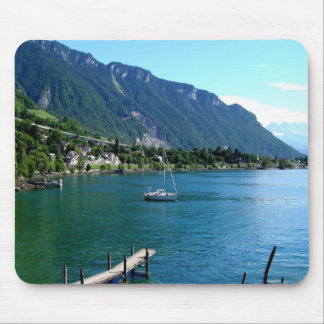Mousepad Lago Genebra no Verão