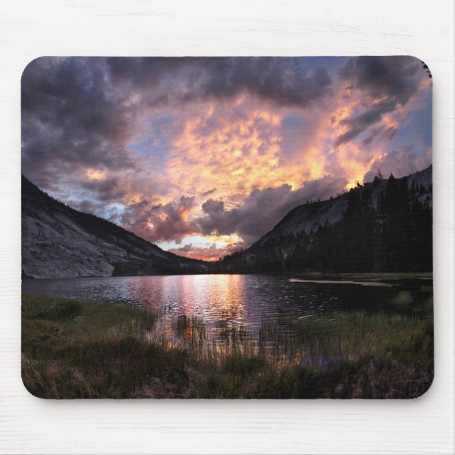 Mousepad Lago Merced Sunset - Yosemite (Frente)