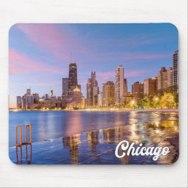 Mousepad Lago Michigan, Chicago, Illinois, EUA