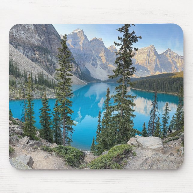 Mousepad Lago Moraine em Banff Canada (Frente)