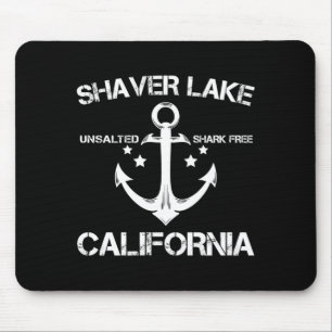 Mousepad Lago Shaver Califórnia pesca engraçada acampamento