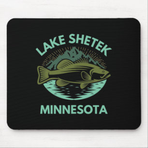 Mousepad Lago Shetek Viagem Minnesota Família Amor Pesca La