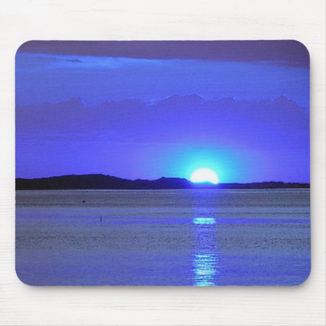 Mousepad lago sol azul (Frente)