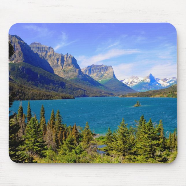 Mousepad Lago st. Mary, parque nacional de geleira, Montana (Frente)