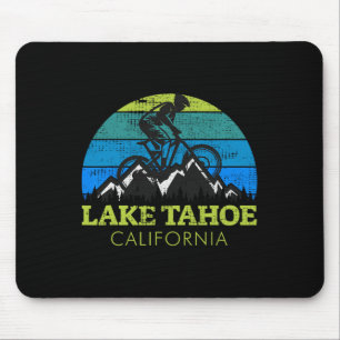 Mousepad Lago Tahoe Califórnia Mountain Biking Mtb Vintage
