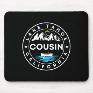 Mousepad Lago Tahoe Califórnia Viagem de Primo Férias Corre