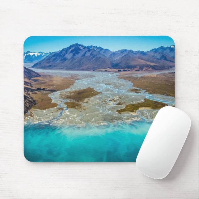 Mousepad Lago Tekapo e Alpes do Sul, Nova Zelândia (Com mouse)