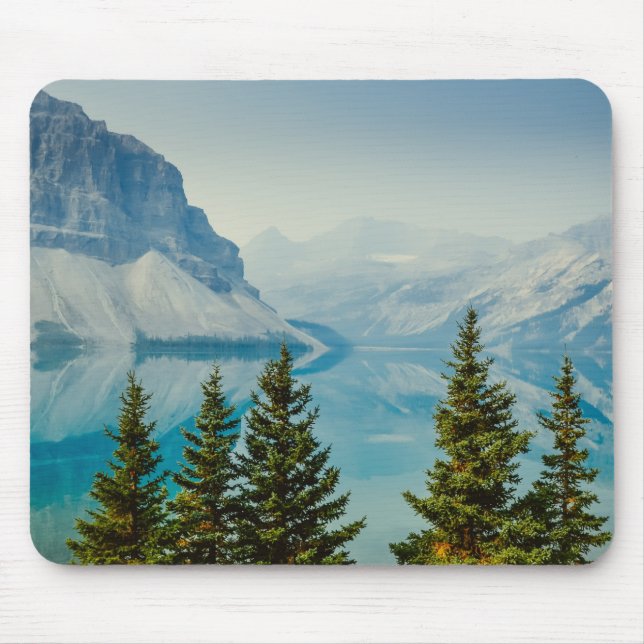 Mousepad lagoas de montanha do inverno (Frente)
