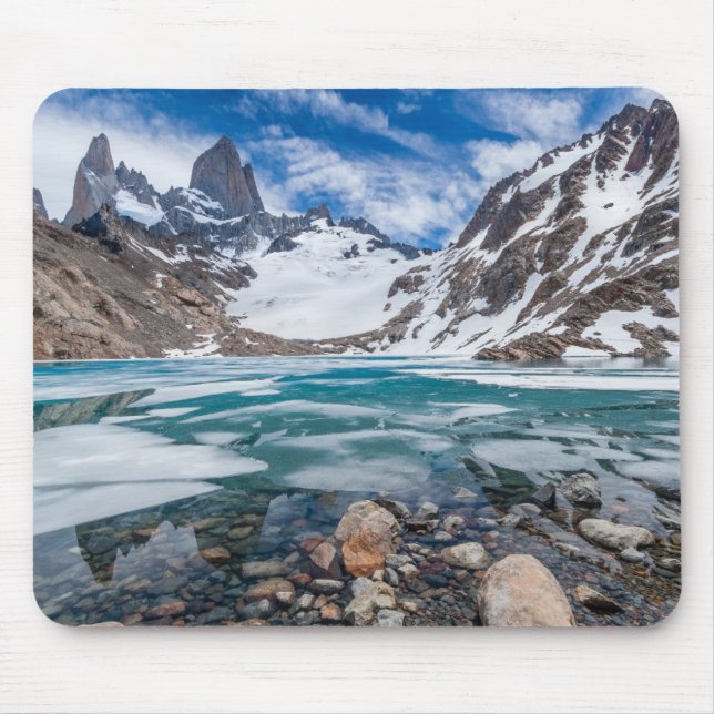 Mousepad Laguna De Los Tres e montagem Fitzroy (Frente)