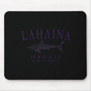 Mousepad Lahaina havaí tubarão vintage arte de pesca de ame