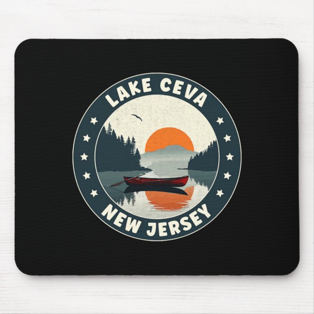 Mousepad Lake Ceva New Jersey Sunset T Shirt  (Frente)