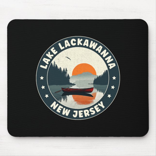 Mousepad Lake Lackaw New Jersey Sunset T Shirt  (Frente)
