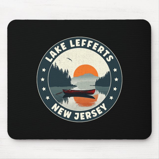 Mousepad Lake Lefferts New Jersey Sunset T Shirt  (Frente)