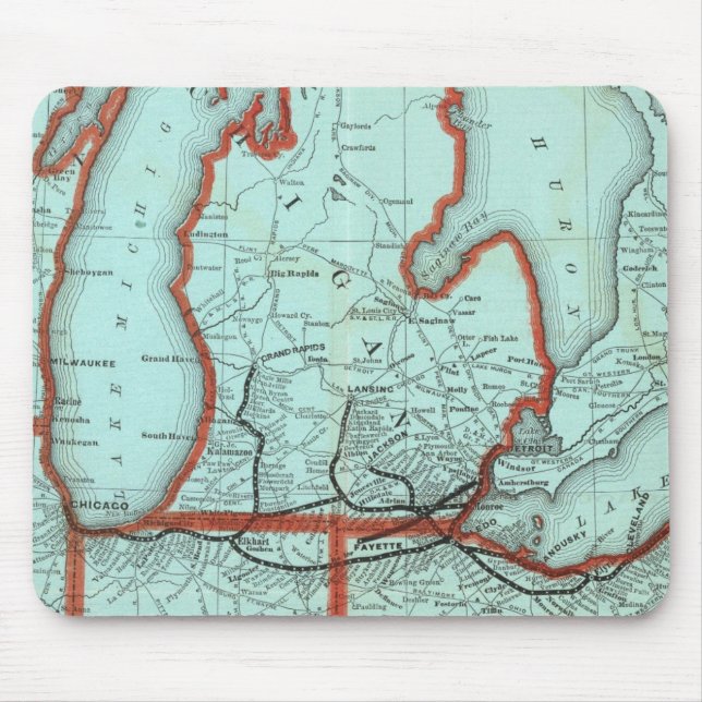 Mousepad Lake Shore e Southern Michigan (Frente)