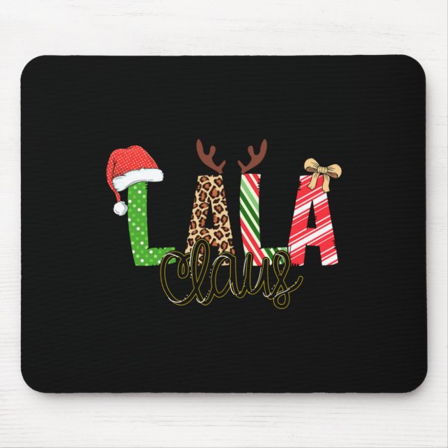 Mousepad Lala Claus Xmas Happy Family New Santa Claus Chris (Frente)