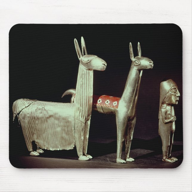 Mousepad Lama, alpaca e mulher (Frente)