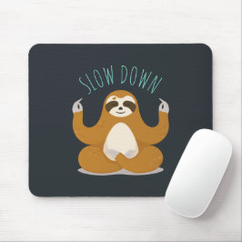 Mousepad Lama no Lotus Yoga Pose "Devagar"
