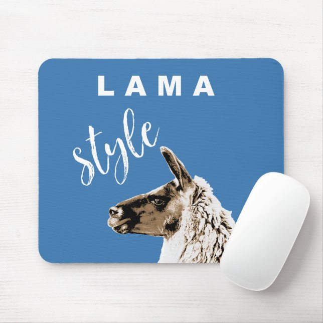 Mousepad Lama Style (Com mouse)