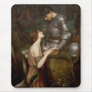 Mousepad Lamia e o Soldado de John William Waterhouse