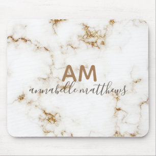 Mousepad Lâmpada de ouro branco moderna e cônica