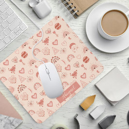 Mousepad Lâmpada | Terracotta Boho Nome do Padrão Previsto