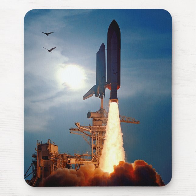 Mousepad Lançamento do Ônibus Espacial da NASA Discovery ST (Frente)