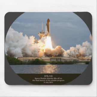 Mousepad Lançamento final STS-135 Atlantis do vaivém