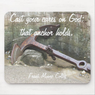 Mousepad Lance Seus Cuidados sobre DEUS