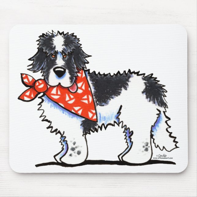 Mousepad Landeer Newfie Sailor (Frente)