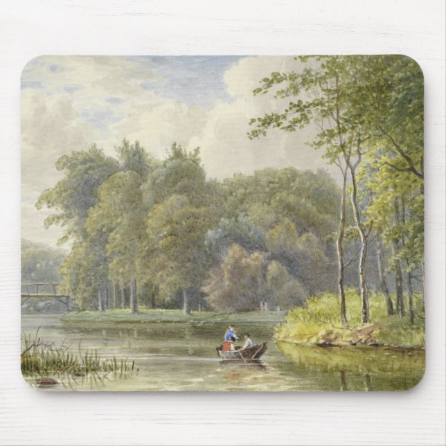 Mousepad Landschap encontrou Figuren em een Roeibootje Vint (Frente)
