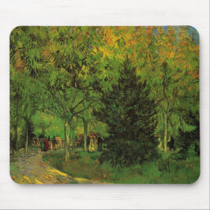 Mousepad Lane in Public Garden, Arles, por Vincent van Gogh