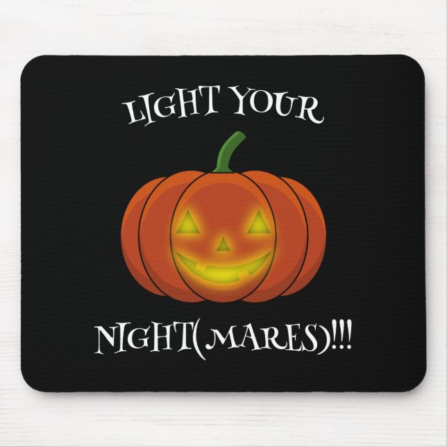 Mousepad Lanterna brilhante - Acenda seus Pesadelos (Frente)