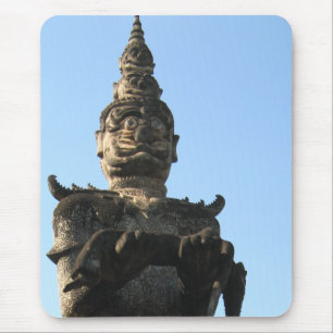Mousepad Lao Giant Guardian .. Buddha Park, Vientiane, Laos