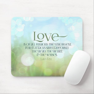 Mousepad Lao Tzu Citação Inspiracional "Amor"